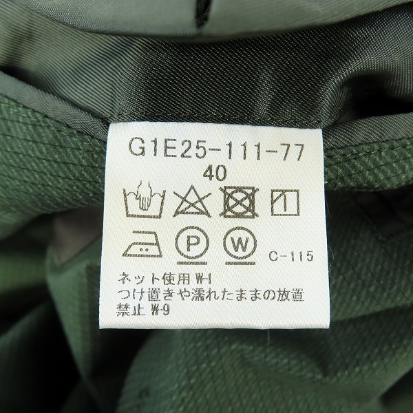 実際に弊社で買取させて頂いたMACKINTOSH LONDON/マッキントッシュ ロンドン テーラードジャケット ブレザー 2B 薄手 G1E25-111-77/40の画像 4枚目