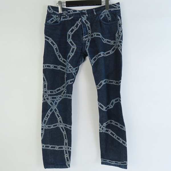 実際に弊社で買取させて頂いたLOUIS VUITTON/ルイ ヴィトン 20SS チェーン柄 デニムパンツ HID13WTXN/31
