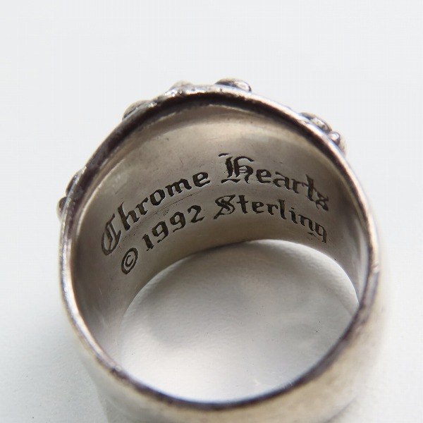実際に弊社で買取させて頂いたCHROME HEARTS/クロムハーツ キーパーリング 21.5号の画像 6枚目