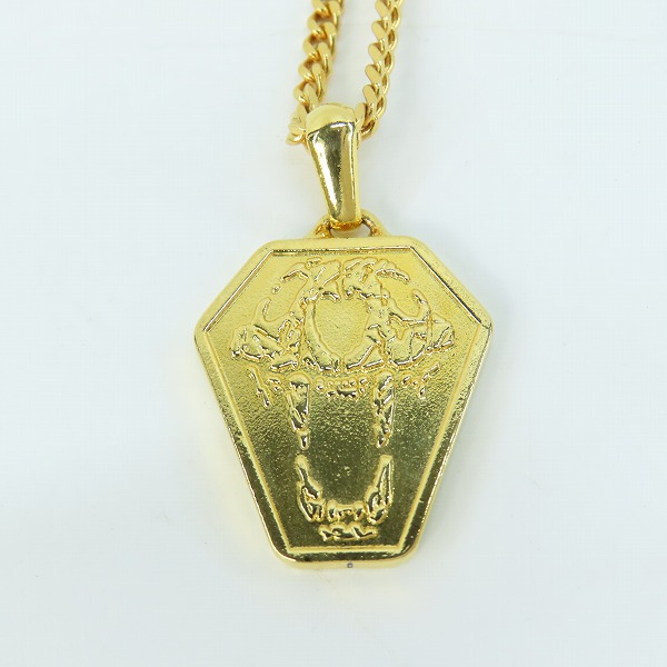 実際に弊社で買取させて頂いたBack Channel/バックチャンネル スカル ネックレス ゴールドの画像 1枚目