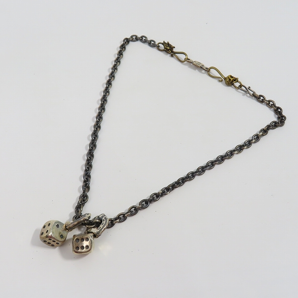 実際に弊社で買取させて頂いた（5）GANGSTERVILLE/ギャングスタービル × galcia/ガルシア DICE TOP/CHIAN SET/ダイス ネックレスの画像 7枚目