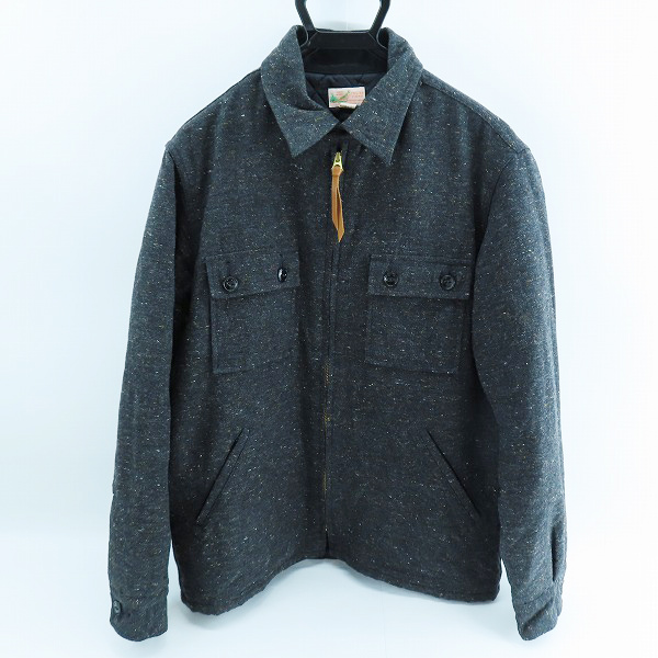 実際に弊社で買取させて頂いたSUGAR CANE/シュガーケーン ホームスパン ジップ ジャケット SC13179 40 