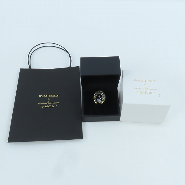 実際に弊社で買取させて頂いたGangsterville×galcia/ギャングスタービル×ガルシア Horse Shoe Trademark Ring/ホースシューリング/13.5号の画像 9枚目