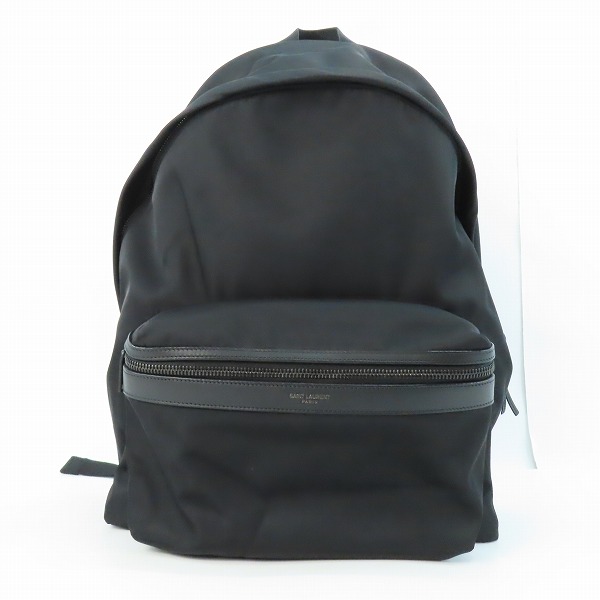実際に弊社で買取させて頂いたSAINT LAURENT PARIS/サンローランパリ CITY/シティ レザー切替 キャンバス バックパック/リュックサック 534967 0921
