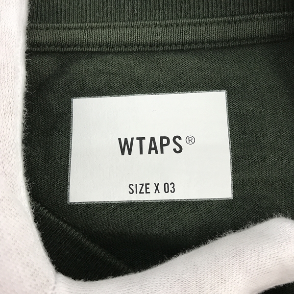 実際に弊社で買取させて頂いたWTAPS/ダブルタップス 長袖Tシャツ コットン 232ATDT-CSM11/3の画像 2枚目