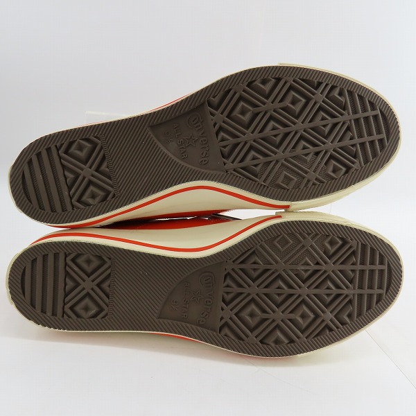 実際に弊社で買取させて頂いた【未使用】CONVERSE/コンバース 90's/ヴィンテージ ONE STAR OX/ワンスター ORANGE/オレンジ/9.5の画像 2枚目