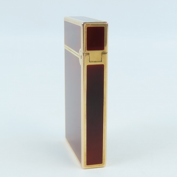 実際に弊社で買取させて頂いたS.T.Dupont/デュポン ライン2 ガスライター べっ甲柄の画像 2枚目