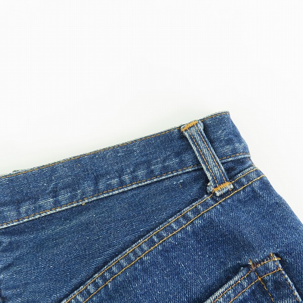 実際に弊社で買取させて頂いたLEVI'S/リーバイス ヴィンテージ 501 66前期 ボタン裏刻印6 スモールe ボタンフライ デニムパンツの画像 9枚目