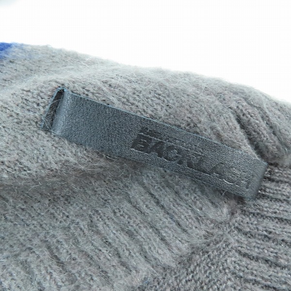 実際に弊社で買取させて頂いたISAMUKATAYAMA BACKLASH/バックラッシュ モヘア クルーネックニットセーター K764-01 Mの画像 2枚目