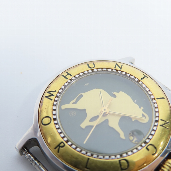 実際に弊社で買取させて頂いた【ケースのみ/動作未確認】HUNTING WORLD/ハンティングワールド 18Kベゼル HWL11 腕時計/ウォッチ の画像 8枚目