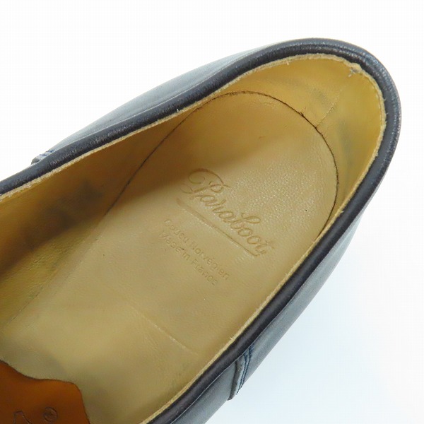 実際に弊社で買取させて頂いたPARABOOT/パラブーツ MICHAEL MARCHE Ⅱ/ミカエル レザー チロリアンシューズ 715610/42の画像 4枚目