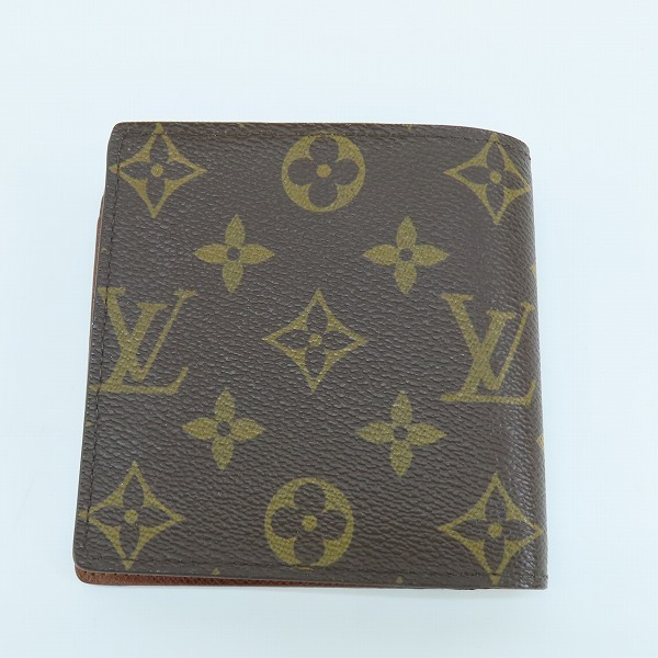 実際に弊社で買取させて頂いたLOUIS VUITTON/ルイヴィトン ポルトフォイユ・マルコ 二つ折り財布 モノグラム M61675の画像 1枚目