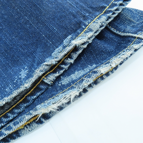 実際に弊社で買取させて頂いたTHE FLAT HEAD/ザフラットヘッド T.F.H s303xx 大戦モデル デニムパンツ W30L36の画像 7枚目