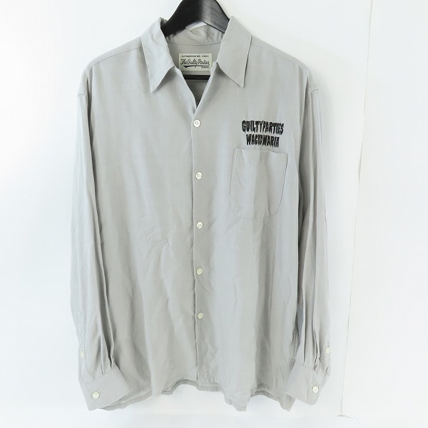 実際に弊社で買取させて頂いたWACKO MARIA/ワコマリア 50'S SHIRT L/S 刺繍 オープンカラーシャツ/L