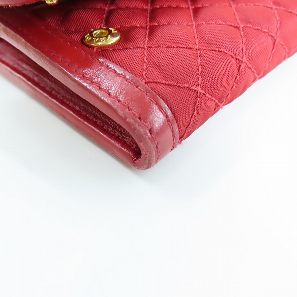 実際に弊社で買取させて頂いたPRADA/プラダ キルティング ラウンドファスナー長財布の画像 7枚目