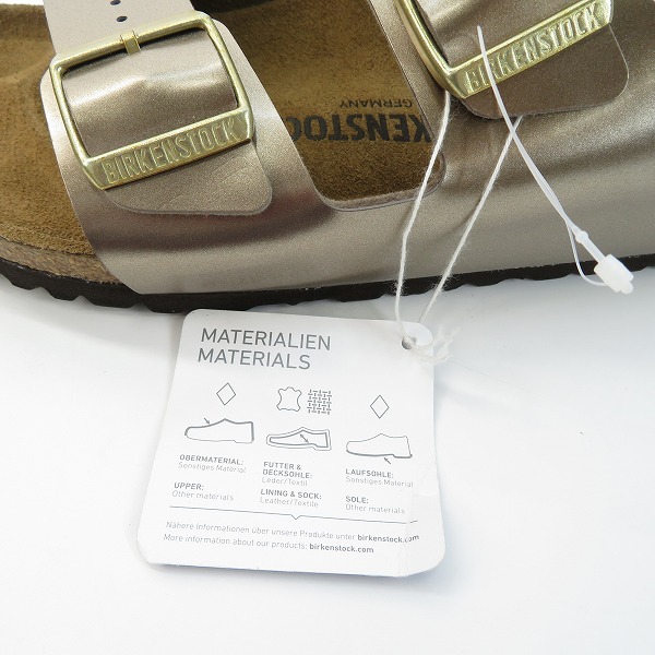 実際に弊社で買取させて頂いた【未使用】BIRKENSTOCK/ビルケンシュトック Arizona/アリゾナ サンダル エナメル 27の画像 8枚目