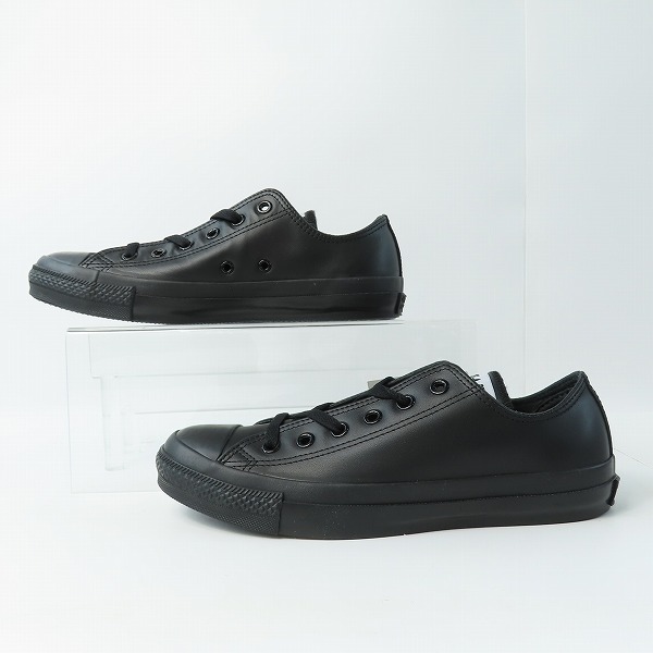 実際に弊社で買取させて頂いた【未使用】CONVERSE/コンバース ALL STAR OX/オールスター レザースニーカー 1C049/26.5の画像 3枚目