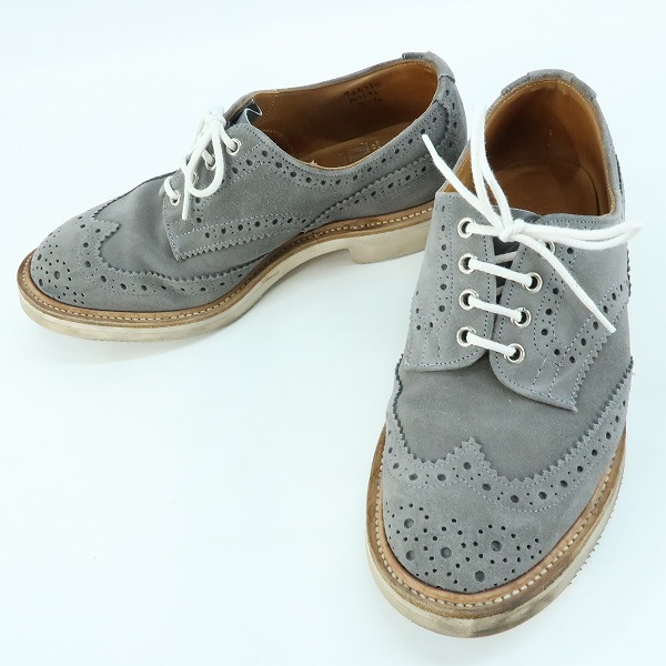 実際に弊社で買取させて頂いたTrickers/トリッカーズ スエード ウィングチップ シューズ M7292/7