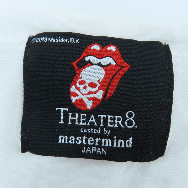 実際に弊社で買取させて頂いたmastermind JAPAN×THEATER8×ローリングストーンズ Tシャツ/8MR-TS01-C/Mの画像 2枚目