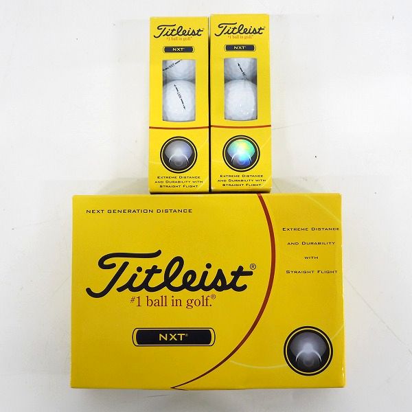 実際に弊社で買取させて頂いた【未使用】Titleist/タイトリスト NTX ゴルフボール ホワイト 計18個の画像 2枚目