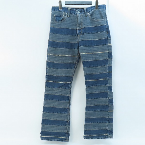 実際に弊社で買取させて頂いたHYSTERIC GLAMOUR/ヒステリックグラマー スクラッチブーツカットデニムパンツ 02212AP01/30