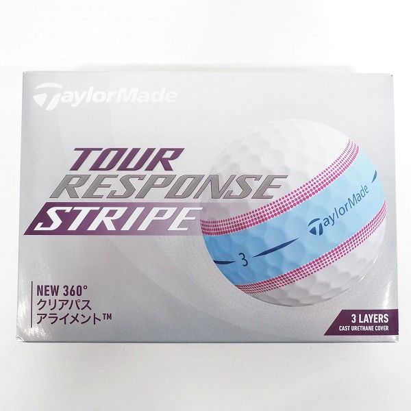 実際に弊社で買取させて頂いた【未使用】TaylorMade/テーラーメイド Tour Response STRIPE/ツアーレスポンス ストライプ ゴルフボール 1ダースの画像 2枚目