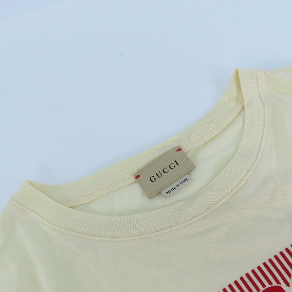 実際に弊社で買取させて頂いたGUCCI/グッチ t-shirt with vintage GG print/ビンテージGGプリント Tシャツ 575114XJDZ8/12の画像 5枚目