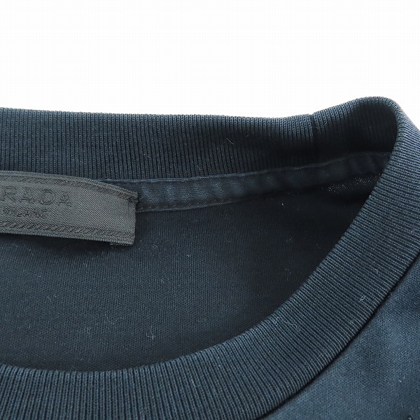 実際に弊社で買取させて頂いた【JPタグ】PRADA/プラダ 胸ポケット 半袖 Tシャツ UJN658 R201 1WQE/Sの画像 9枚目
