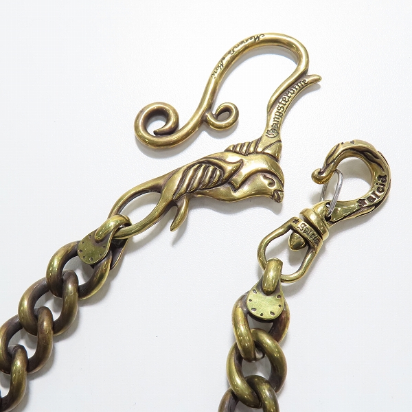 実際に弊社で買取させて頂いた(1)Gangsterville×galcia/ギャングスタービル×ガルシア SWALLOW WALLET-CHAIN/スワロー ウォレットチェーン ブラス/真鍮
