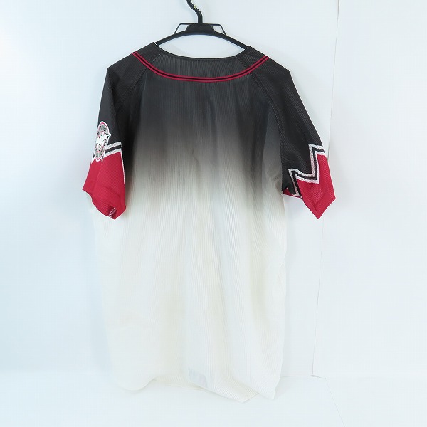 実際に弊社で買取させて頂いたDESCENTE/デサント 千葉ロッテマリーンズ 2005年 アジアチャンピオン ユニフォーム DLM-083V/Lの画像 1枚目