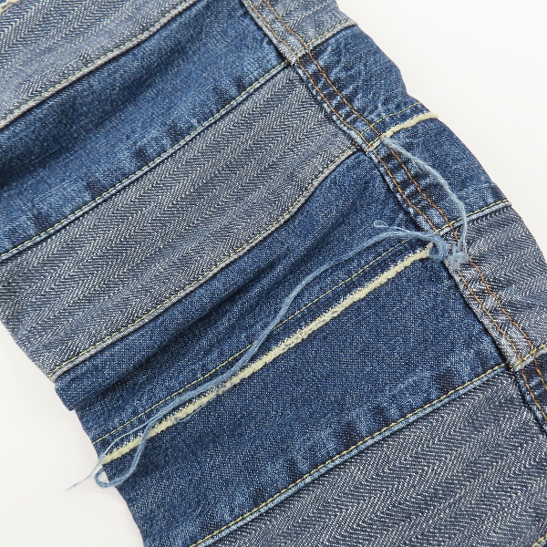 実際に弊社で買取させて頂いたHYSTERIC GLAMOUR/ヒステリックグラマー スクラッチフレアデニムパンツ 01193AP02 27の画像 8枚目