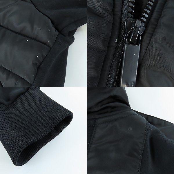 実際に弊社で買取させて頂いたDIESEL/ディーゼル 中綿パーカー キルティングジャケット/Ｍの画像 9枚目