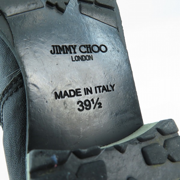 実際に弊社で買取させて頂いた【ジャンク】JIMMY CHOO/ジミーチュウ スター/星 スタッズ ショートブーツ 39.5の画像 5枚目