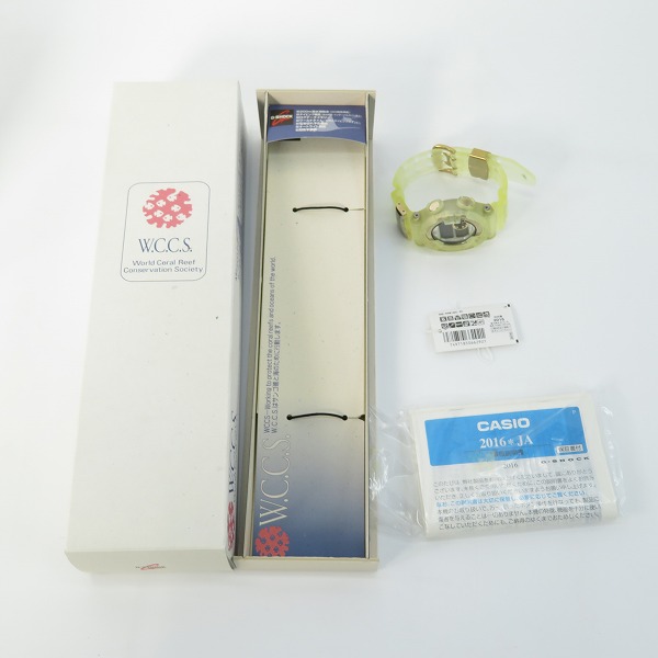 実際に弊社で買取させて頂いたG-SHOCK/Gショック FROGMAN/フロッグマン W.C.C.S 99年 サンゴ礁 DW-9901WC-9T【動作未確認】の画像 6枚目