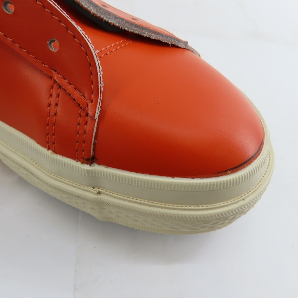 実際に弊社で買取させて頂いた【未使用】CONVERSE/コンバース 90's/ヴィンテージ ONE STAR OX/ワンスター ORANGE/オレンジ/9.5の画像 6枚目