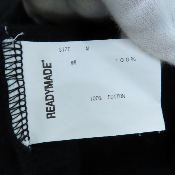 実際に弊社で買取させて頂いたREADYMADE/レディメイド 21SS Pioncham Tee RE-CO-BK-00-00-140 刺繍 Tシャツ/Mの画像 5枚目