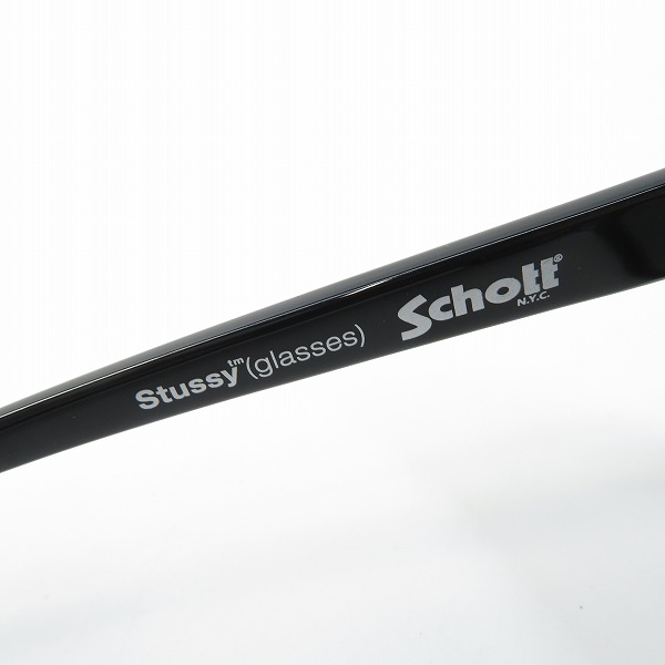 実際に弊社で買取させて頂いたSTUSSY×Schott/ステューシー×ショット MICHAEL サングラス アイウェアの画像 4枚目