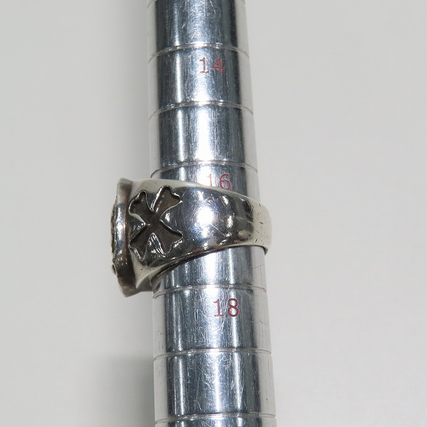 実際に弊社で買取させて頂いたA&G×LION HEART/エーアンドジー×ライオンハート スカルリング 17号の画像 8枚目