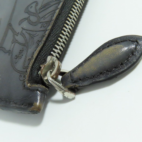 実際に弊社で買取させて頂いたBerluti/ベルルッティ KOA MAXI/コアマキシ カリグラフィ ジップ付き 名刺入れ/カードケース の画像 7枚目