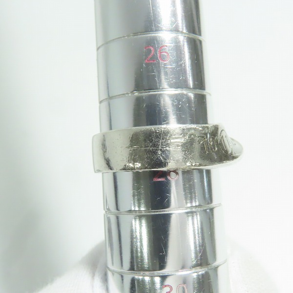 実際に弊社で買取させて頂いたMaison Martin Margiela/メゾンマルタンマルジェラ TWIST RING/ツイストリング ナンバリングロゴ SM1UQ0057/27.5-28号の画像 9枚目