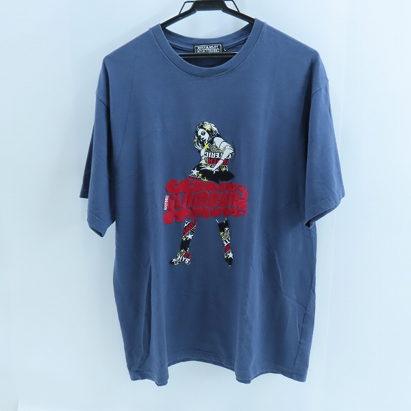 実際に弊社で買取させて頂いたHYSTERIC GLAMOUR/ヒステリックグラマー 22SS VIXEN GIRL刺繍 Tシャツ 02221CT05 L