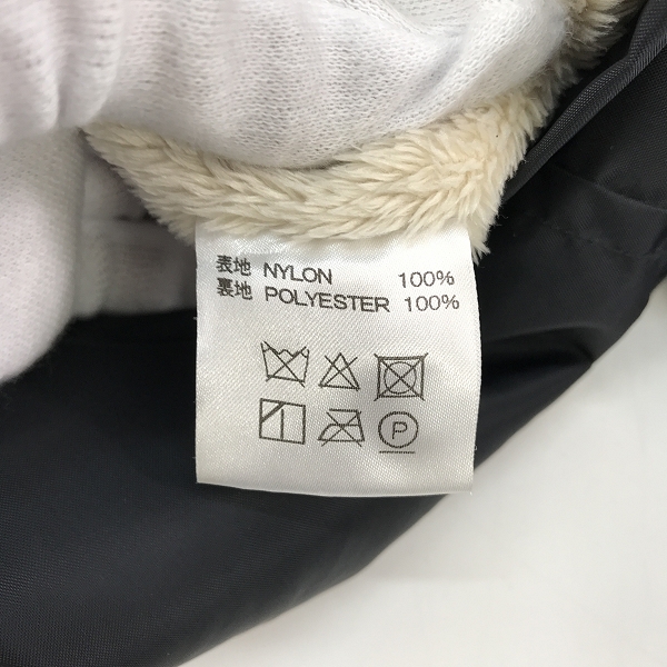 実際に弊社で買取させて頂いたCALEE SUPPLY Co./キャリー 18AW ワッペン付き 裏ボア Nylon Coach Jacket/ナイロン コーチジャケット Lの画像 3枚目