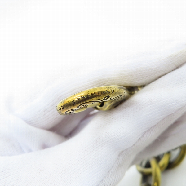 実際に弊社で買取させて頂いた(1)GANGSTERVILLE×Galcia/ギャングスタービル×ガルシア DEVIL/デビル ウォレットチェーン ブラス/真鍮の画像 8枚目