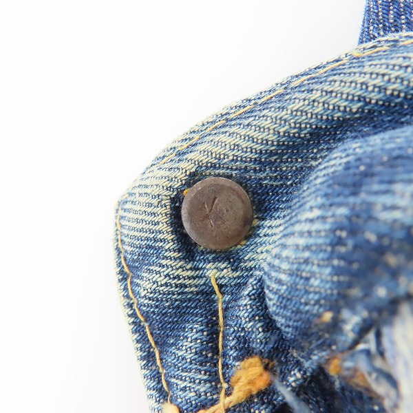実際に弊社で買取させて頂いたLevi's/リーバイス ボタン裏 刻印K デニム ヴィンテージ ジーンズ の画像 3枚目