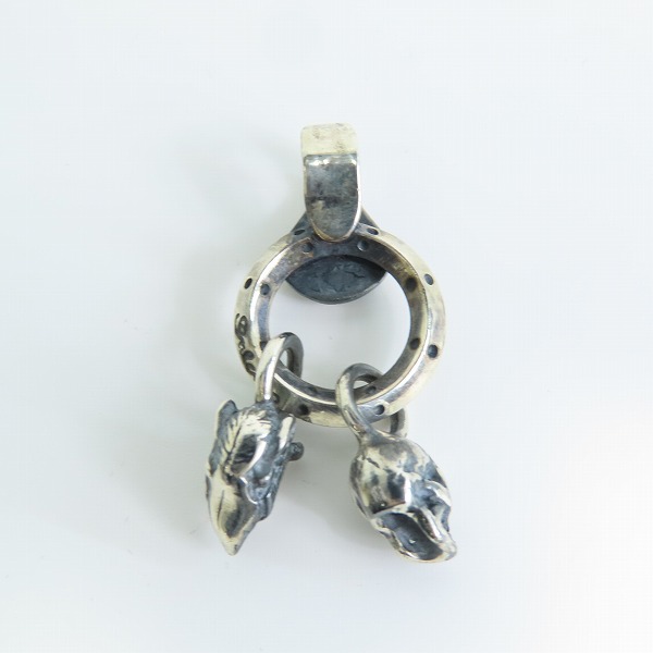 実際に弊社で買取させて頂いたGANGSTERVILLE x Galcia/ギャングスタービル × ガルシア スカルトップ ペンダントの画像 4枚目