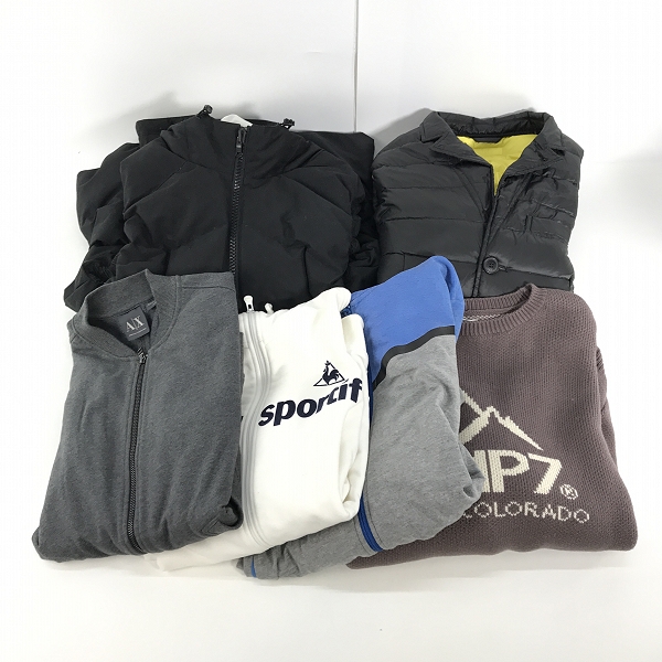 実際に弊社で買取させて頂いた【おまとめ】アルマーニエクスチェンジ/ルコックスポルティフ/キャンプセブン  パーカー/セーター/アウター