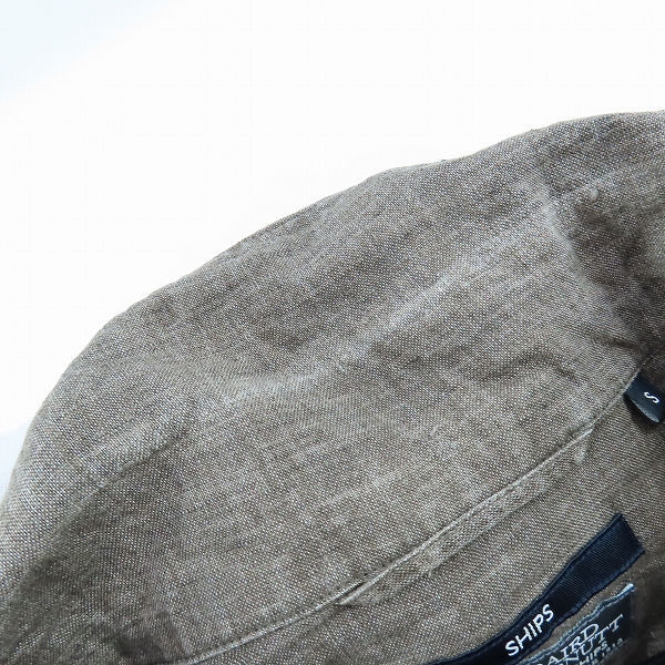 実際に弊社で買取させて頂いたSHIPS/シップス SC: BAIRD MCNUTT/リネン リラックス 7スリーブ カプリ シャツ 111-31-0224/Sの画像 4枚目