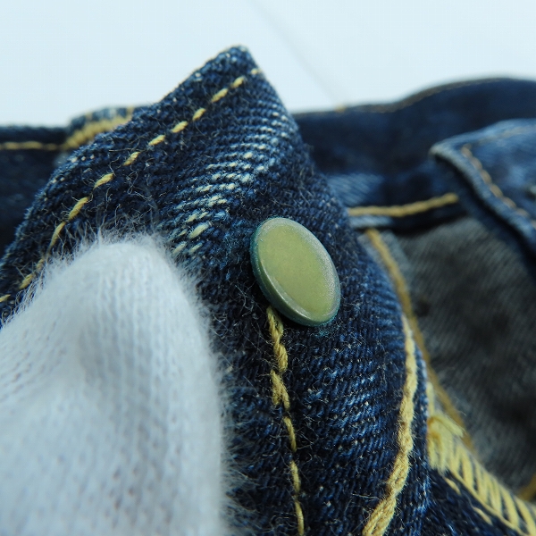 実際に弊社で買取させて頂いたTHE FLAT HEAD/ザフラットヘッド T.F.H s303xx 大戦モデル デニムパンツ W30L36の画像 6枚目