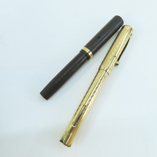 実際に弊社で買取させて頂いた【おまとめ品】SHEAFFER/シェーファー VACUUM SPECIAL ALLOY 塔 万年筆の画像 5枚目