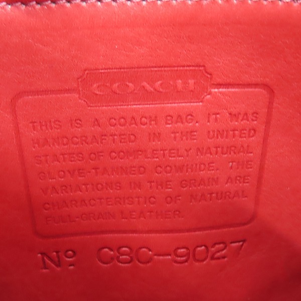 実際に弊社で買取させて頂いたCOACH/コーチ エルゴ オールドコーチ ワンショルダーバッグ/ハンドバッグ 9027の画像 5枚目